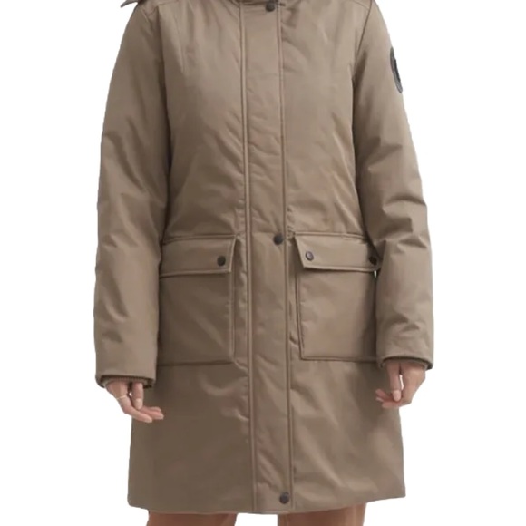 NWT Toboggan parka winter coat for -30*c weather women in Tan size S chest 40” - Picture 2 of 12